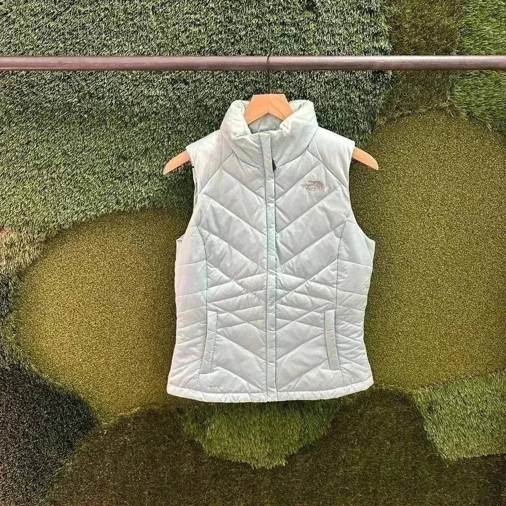 The North Face 550 Blue Puffer Vest Small